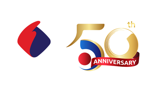 MSIG logo with 50th Anniversary emblem